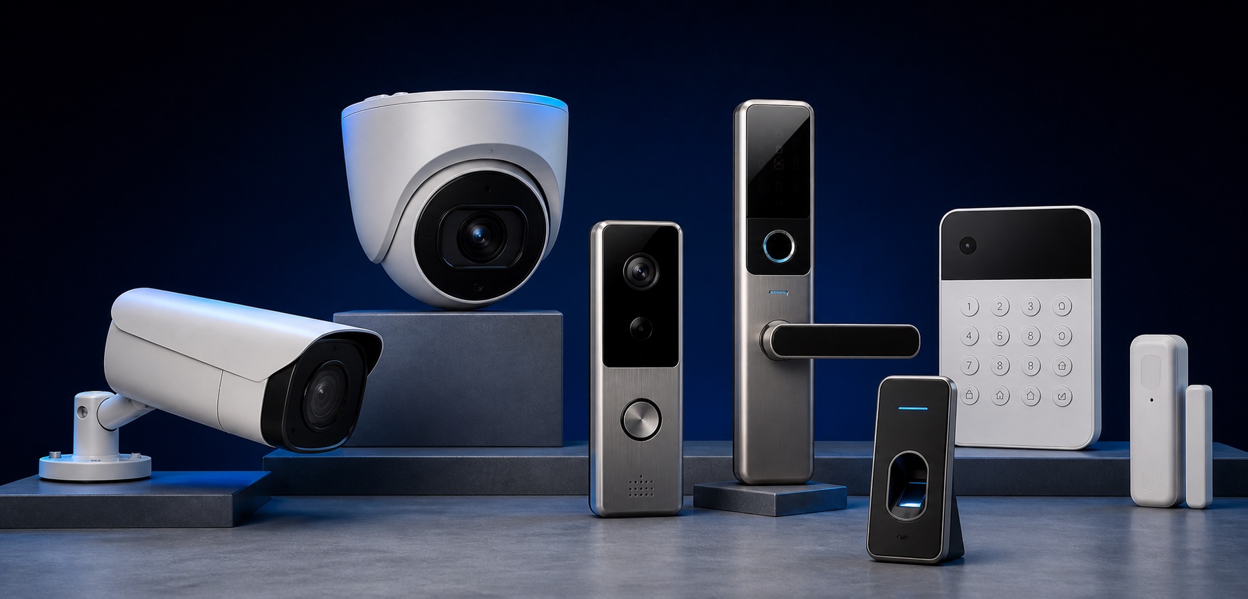 Dedicated cameras, video intercom, smart lock and access-control devices